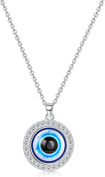 Jewelry Fashion Necklace Women Evil Eye Necklace Blue Magic Eye Simple Ladies Necklace