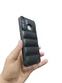 Infinix Hot 8/8 Lite/Tecno Spark 4 Soft Jacket Case Puffer Design Camera Protection Cover. 