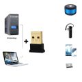Bluetooth CSR 4.0 dongle plug and play Bluetooth CSR 4.0 Dongle 2.0 USB Wireless Adapter For laptop mobile headset printer. 
