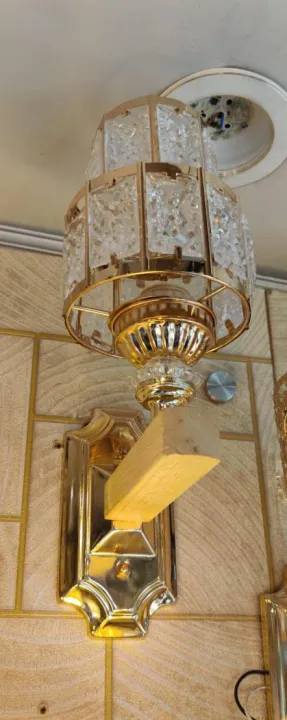 Best interior Glass Wall Light's, Beautiful Crystal Style Decor Wall ...