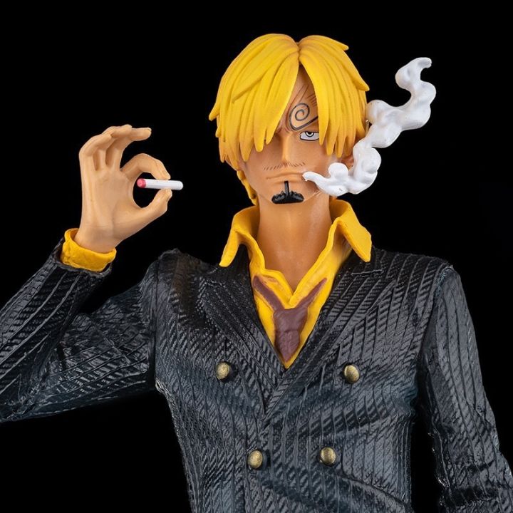 Pirate King GK Fantasy Sandwich Black and White Double Head Sculpture Super Anime Handmade Scenery Statue Box Model Decoration