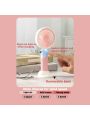 Portable Mini Fan USB Rechargeable Cute 5000MAH Small Electric Fan. 