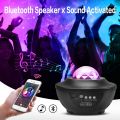 Galaxy Star Projector Lamp with LED Universe Effect & Speaker. 