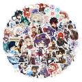 【HOT】 10/20/50/100Pcs Anime Genshin Impact Game Stickers Cartoon Kids Toy Laptop Motorcycle Skateboard Car Phone Vinyl Decals Sticker. 