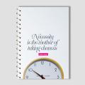 Spiral Notebook A4 or A5  -  Motivational Quote. 