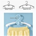 5 Piece - 11-14.5 inch  Baby Coat Hangers Children Clothes Hangers Adjustable with Space Saving Stackable Hooks, Universal Baby Hangers Non-Slip Dress Clothes Coat Hanger with Windproof Hooks. 