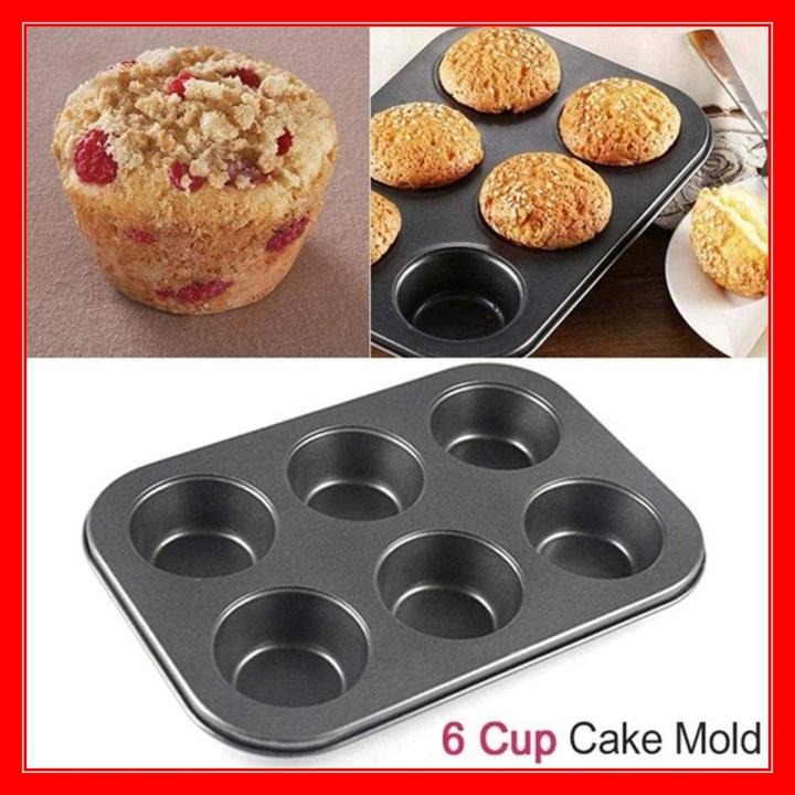 Cupcake Baking Tray Non Stick Cake Baking Pan Round Shape Tool Cake Mold Non Stick Non