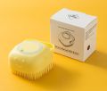Silicon Bath Body Brush, Exfoliating Body Scurb Brush with Soap Dispenser, 2 in 1 Ultra Soft Bath Sponge Shower Brush and Body Massager, Baby Shower Brush, Shampoo and Gel Dispenser, Loofah Brush, Body Cleaning Scrubber for Man, Women and Children. 