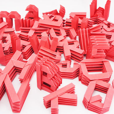 Complete 3D Origami ABC Letters Bundle | Small and Large Size ...
