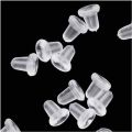 Soft Silicone Earrings Studs Rubber Earring Back Stopper. 