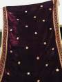 NEW WINTER SHAWL PURE 5000 WALVET SHAWL FOR GIRL / WOMEN ; COLOUR PURPLE /  BLACK. 