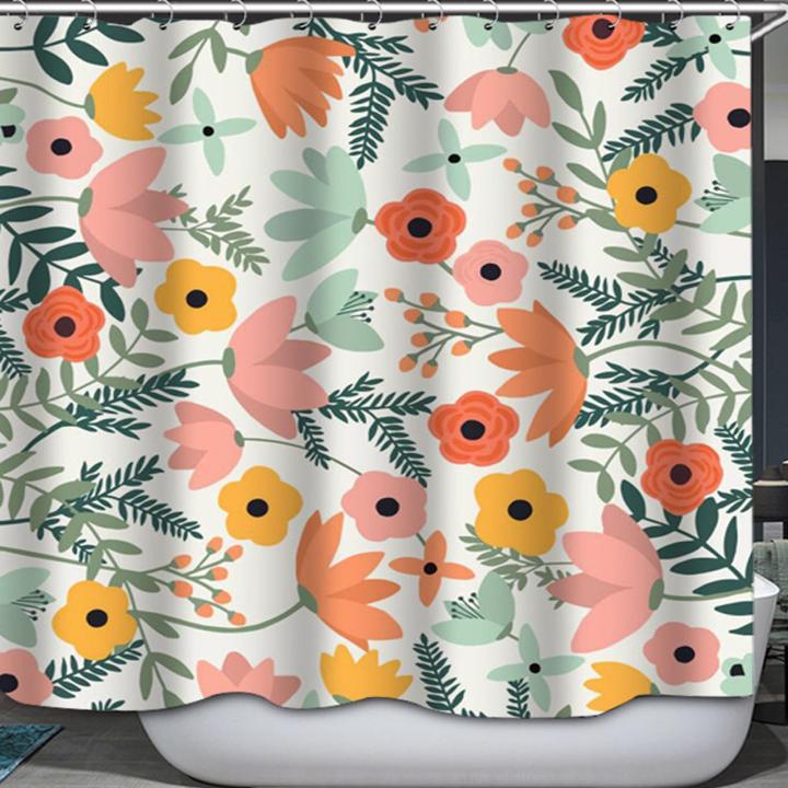 Shower%20Curtain%20Waterproof%20W%2071%20x%20H%2071%20Polyester%20Fiber%20Washable%20Bathroom%20-%20Image%207