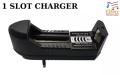 1 SLOT CHARGER FOR 4.2V 3.7V RECHARGEABLE LI-ION BATTERY BATERAI 18650. 