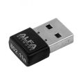 【Auto-Run】ALFA WIFI Wireless Network Adapter Lan Card Dongle 802.11N - Plug and Play - 300Mbps Wireless Transmission Rate - with Driver CD for Desktop Computers and Laptops. 