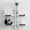 Storage Rack Rotatable Punch-free Bathroom Revolving Rack Wall-mounted Toilet Washstand Kitchen Wall Rack Bathroom Storage. 