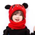 Children Cartoon Scarf Hat For Winter. 