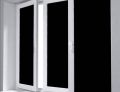 Black Vinyl Glass Window Paper Marble Kitchen Cabinet Sticker Sheet for Smooth Surfaces. 