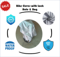 Motor Bike Cover All Sizes Bike Parking Top Cover With Lock Hole Dust, Scratch & Rust Proof, Waterproof For 70CC, 100CC, 125CC,. 