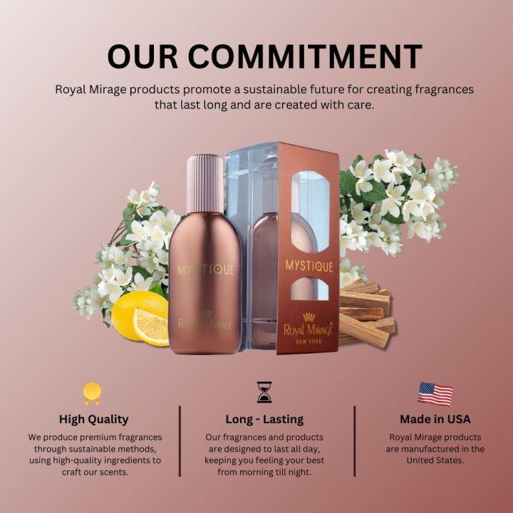 Royal Mirage Mystique 100ml EDT Long Lasting Unisex EDT Parfum -100ml