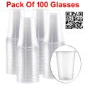 Disposable Plastic Glasses for Picnic And Parties  (Food Grade Material). 