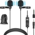 BOYA BY M1 DM Dual Lavaliere Microphone For Camera DSLR Andriod Mobile M1DM. 