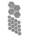 IKEA Stick-on floor protectors set of 20, grey. 