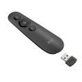 Logitech R500 Laser Presentation Remote Clicker – Dual Connectivity Bluetooth & USB, Wireless Presenter with Red Laser Pointer for PowerPoint, Keynote, Google Slides, Laptop, PC, Classroom, Office, Meetings & Professional Presentations. 
