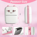 YIERYI Mini Printer, Portable Thermal /Inkless Printer, Bluetooth Smart Printer for Pictures/Notes/Lists/Label/ Memo. 