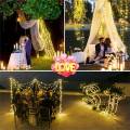 PACKIFY Golden Fairy Lights 5 meter 30 LEDs 220V Plug - String LED Lights for Room Decoration. 