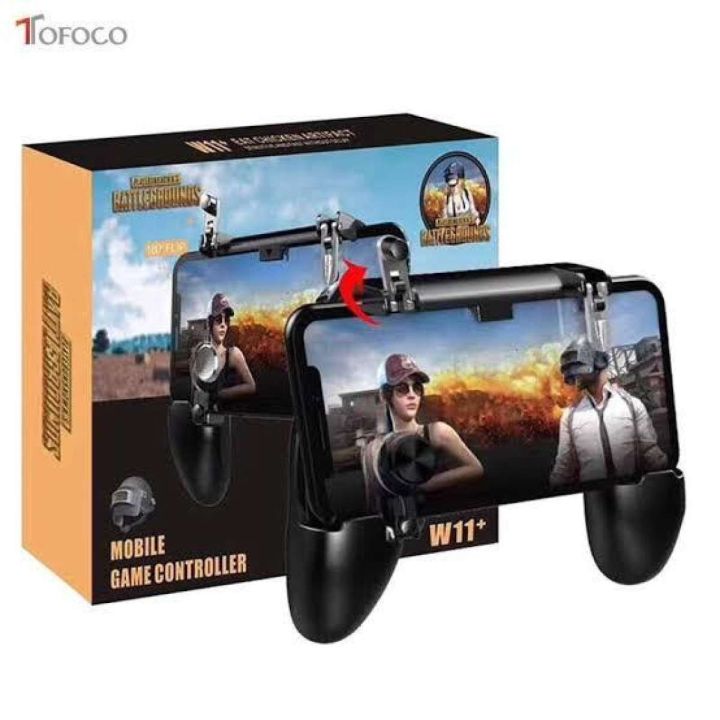 W11 PLUS 2020 - PUBG  Trigger Gamepad For Professional Gaming Quality Gamepad with Built in L1 R1 Triggers Controllers For Mobile iOS Android - High Quality PUBG Gamepad Controller - Enjoy Your PUBG Game - Best Deals.pk - Order Now!