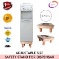 Safety Stand For Dispensar Adjustable Size - Premium Quality - Wooden Chowki. 