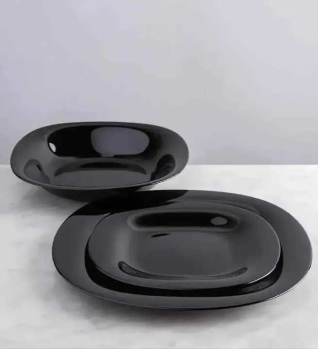 Elegant%20Black%20Marble%20Dinner%20Plates%20Set,%206x8"/6x9"/6x11"%20-%20Premium%20Design,18-Piece%20High-Quality%20Marble%20Tableware%20-%20Image%204