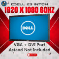 23 Inch 1080p DELL Monitor Model number (E2311HF) VGA & DVI Port. 