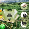8L Portable Collapsible Water Container with Spigot – BPA-Free PET Water Storage Bag for Camping, Hiking, Travel & Emergency Use. 