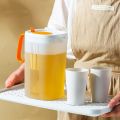 Techmanistan Plastic Dispenser With Spout & Infuser, Fridge Jug Drinks Chiller, Refrigerator Cold Kettle with Lid, Water Carafe Water Pitcher Jug. 