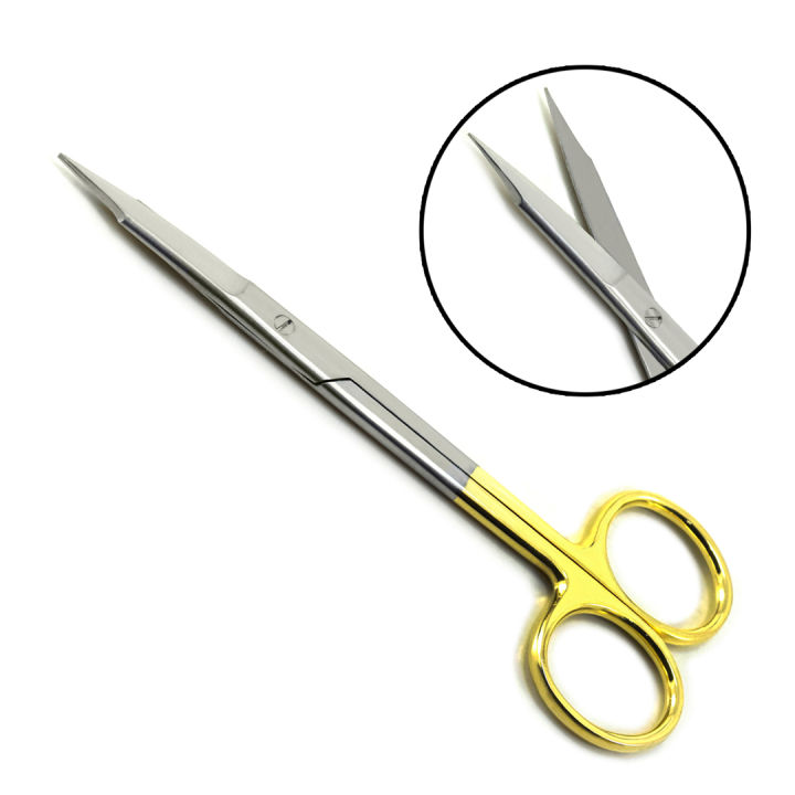 Fox Scissors Premium Quality Surgical Goldman Fox Scissors Straight TC Dental Soft ...