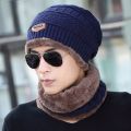 Winter Beanie Cap For Men - Beanies Knit Hat knitted Cap Thicken Hedging Cap Balaclava Skullies Fashion Warm knit Beanie for Men/Women. 