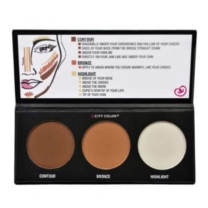 Get the CITY COLOR Contour Effects 2 Palette – Natural Tone: Best Selling, Top-Rated Makeup for Perfect Contouring & Highlighting