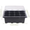 8 Pcs Seed Trays with Lids 12 Cells Seed Tray Plastic Seed Propagator Tray Set Seedling Trays Sprouting Trays. 