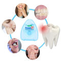 50M Dental Floss - Micro Wax Peppermint flavor Mint Flavor Flosser - Interdental Brush portable oral hygiene care - Freshup flat clean teeth wire Flossier - 50 Meter Best quality floss wire. 