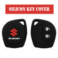 1pcs Soft PVC Silicon Key Protect Remote Cover | Shell Fob Protective car key |Premium Quality rubber case key protector for  Suzuki Wagon R, Cultus, Alto, Ciaz, Liana, Swift, APV (Black). 