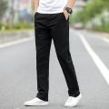 Mens Pants in Black color Cotton Jeans Material - Men's Formal and Casual Wear. 