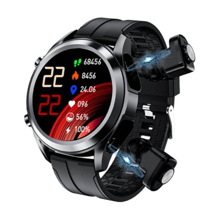 T10 Smart Watch with Built-in TWS High Quality earbuds 2 in 1 ip6 waterproof fitness band