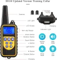Dog Training Collar, 880 Yards Small Medium Large Pet Training Dog Collars with Remote, Waterproof Rechargeable with Beep/Vibration/Electric Shock Bark Collar [2020 Upgraded Version]. 