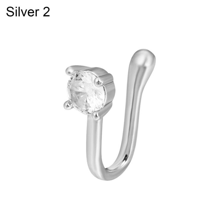 Nose Cuffs Eye-catching Easy to Wear Women Nose Rings Hoop