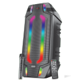 Audionic Solo X-110 Wireless Bluetooth Speaker – 50W Powerful Sound, RGB Lights, TWS Function, Karaoke, Bass & Treble Adjustment, Remote Control, Wireless Mic. 