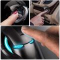 Iron Man Push Start Button Cover，Car Ignition Button Cover，Car Start and Stop Button Decoration Ring，Anti Scratch Car Button Decoration Ring（Silver）. 