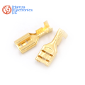 25/50/100 Pieces 6.3mm Female Spade Terminal Connectors Gold Brass Car Speaker Wire Connector For Car/Boat Speaker/Battery. 