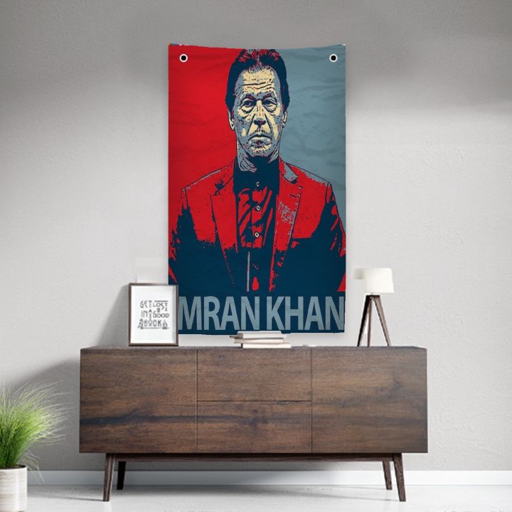 Imran Khan Tapestry for Home and Room Decoration Amazing Leader for Youth