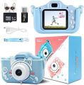 Best Kids Mini Digital Camera with Protective Silicone Case & SD Card - Perfect Selfie, Photo, and Video Gift for Girls and Boys. 